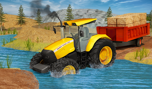 Farming Tractor Cargo Sim- Mountain Jeep Driver