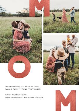 You Are the World - Mother's Day Card item