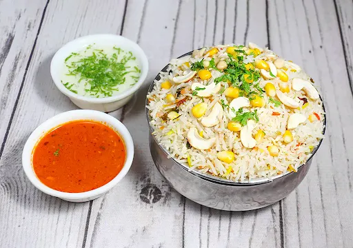 Corn Kaju Pulao