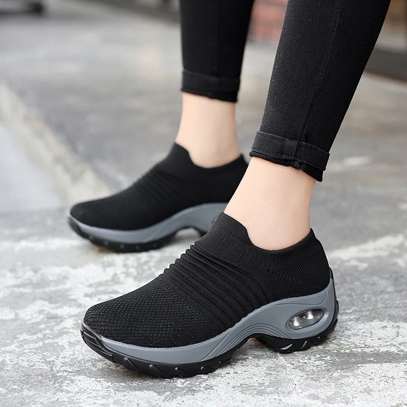 Title 9, Sneakers femme mode slip-on grande taille. Chau...