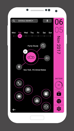 Strip Launcher 2019 - Theme