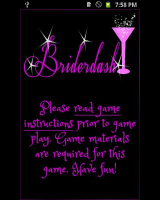 Bachelorette Party Game