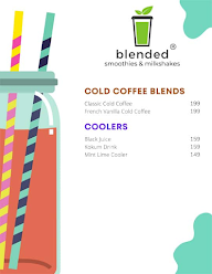 Blended - Smoothies & Milkshakes menu 3