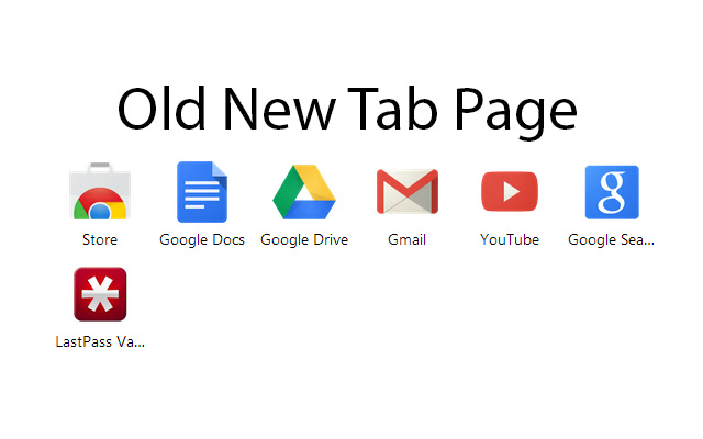 Old New Tab Page