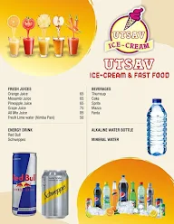 Utsav Ice Cream & Fast Food menu 5