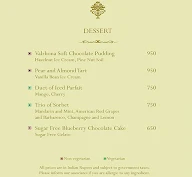 The Grill Room - The Taj Mahal Hotel menu 3