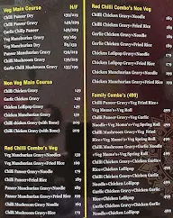 Red Chilli menu 2