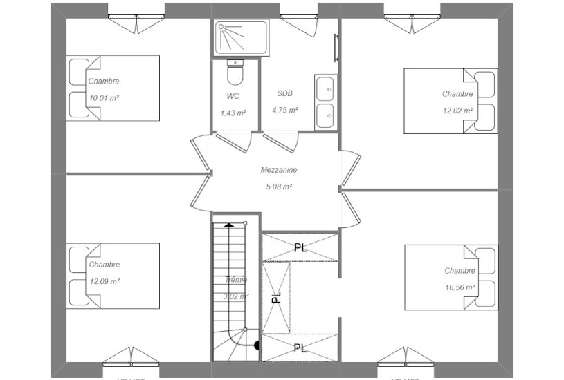  Vente Terrain + Maison - Terrain : 550m² - Maison : 110m² à Montlouis-sur-Loire (37270) 