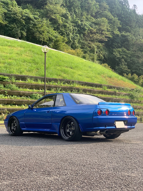 スカイライン GT-Rのブルー・WORK MEISTER S1 3P・スカイラインGT-R・深リムに関するカスタム事例の投稿画像4枚目