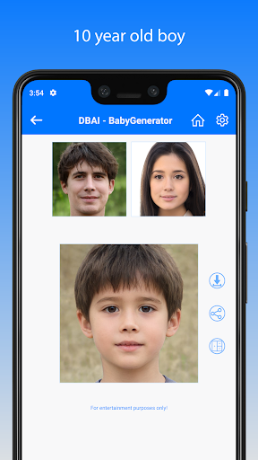 Screenshot BabyGenerator Guess baby face