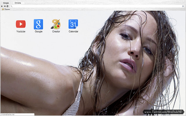 Jennifer Lawrence - Theme chrome extension