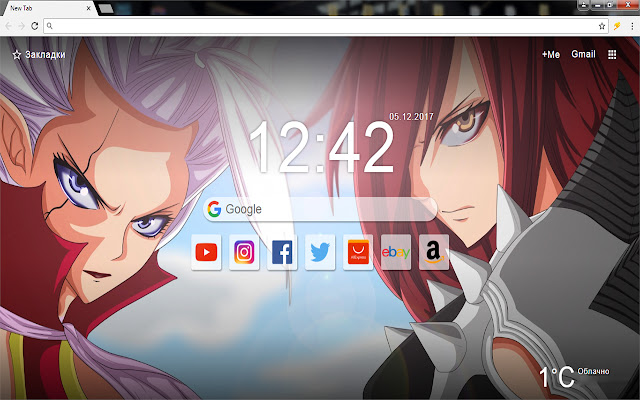 Fairy Tail - New Tab Wallpapers & Themes HD