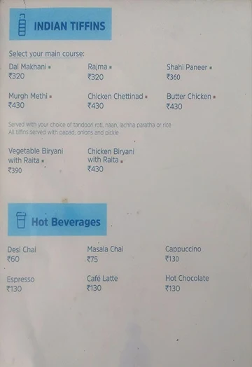 Express Cafe - Holiday Inn Express menu 