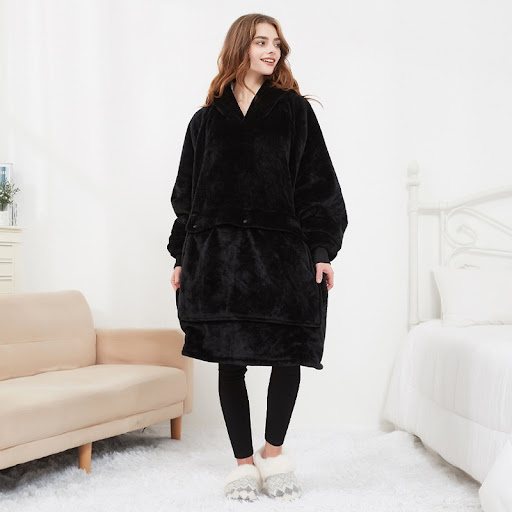 Title 7, USB Electric Heating Blanket Hooded Lazy Blanket
