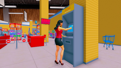 Screenshot Supermarket shopping mall girl