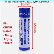 Pin Sạc Dung Lượng Cao Doublepow 18650 3.7V 3000Mah (1Viên)