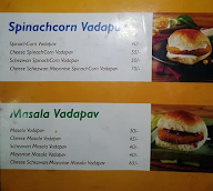 Maharaja Vadapav menu 1