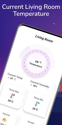 Screenshot Room Temperature Thermometer