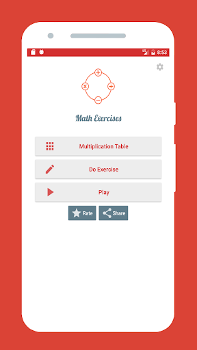 Screenshot Math Exercises