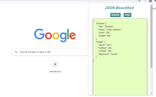 JSON Beautified