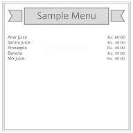New Kundan Juice Shop menu 1