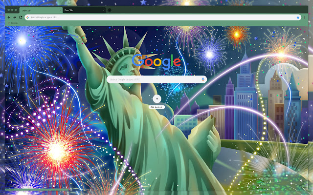 Statue of liberty chrome extension