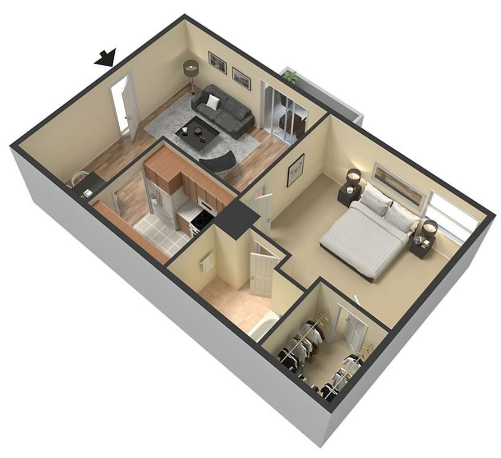 Rendered A1 Floorplan Diagram