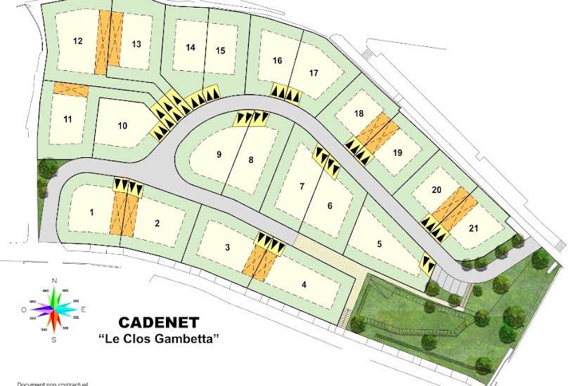  Vente Terrain à bâtir - 400m² à Cadenet (84160) 