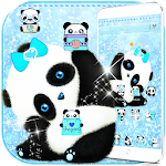 Cover Image of Tải xuống Blue Panda Cute Theme 1.1.2 APK