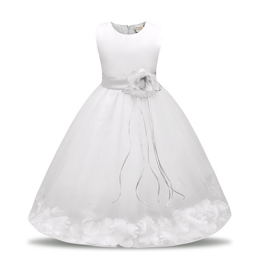 White Belt Dress