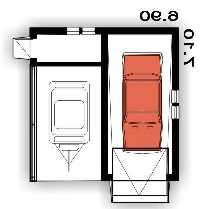 BR-056 - Rzut garażu