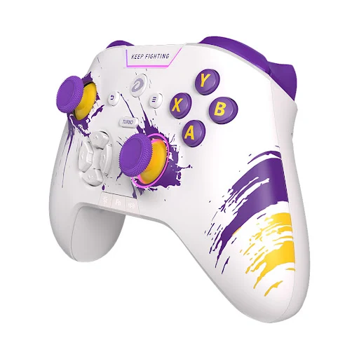 Tay cầm chơi game DAREU H105 White-purple