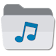 Lecteur de dossiers audio  icon