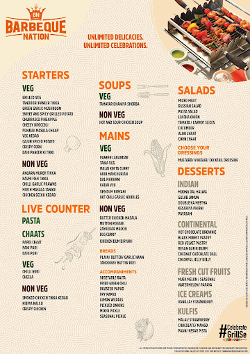 UBQ By Barbeque Nation menu 