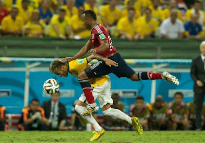 Zuniga verknalt WK Neymar: "Niet de bedoeling"