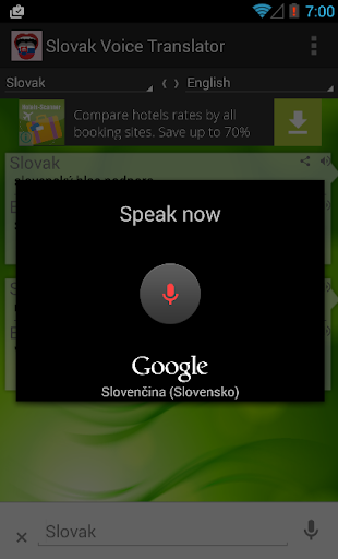 Slovak Voice Translate