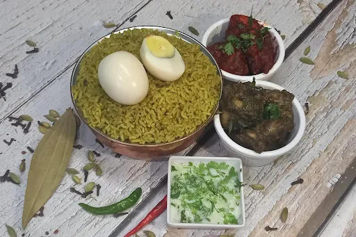 Donne Egg Biryani Combo [Serves 1]