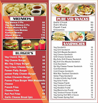 Delhi Chaat menu 1