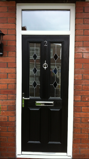 Composite door black diamond 