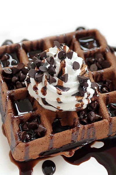 Tripple Chocolate Waffles