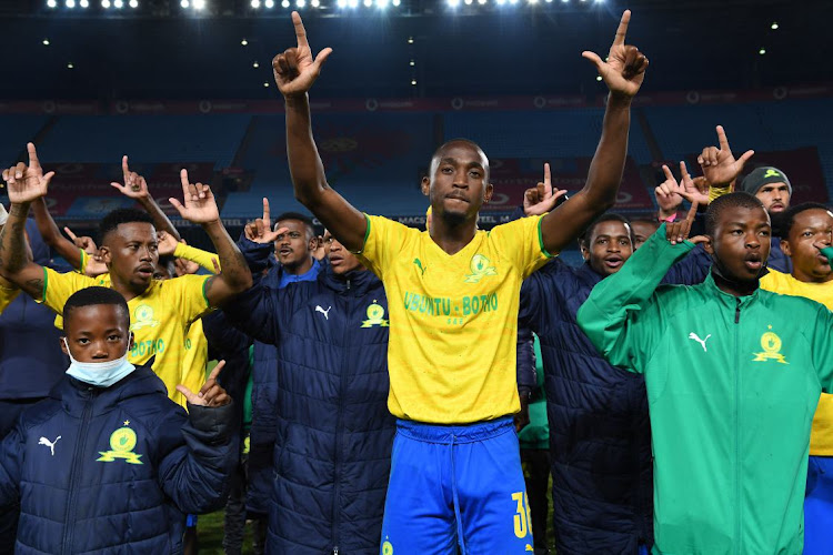 Mamelodi Sundowns player Peter Shalulile at Loftus Versfeld Stadium in Pretoria, April 27 2022. Picture: LEFTY SHIVAMBU/GALLO IMAGES