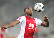 Prince Nxumalo of Ajax Cape Town during the Absa Premiership match between Ajax Cape Town and Jomo Cosmos at Cape Town Stadium on May 04, 2016 in Cape Town, South Africa.