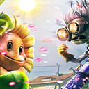 PVZ:GW Peashooter & Foot Soldier | 1366X768PX Chrome extension download