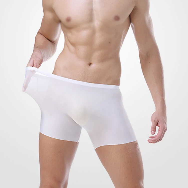 Sous-vêtements Homme en Soie de Glace Été Ultra-fins Respirants Confortables & Légers Idéal pour Temps Chaud