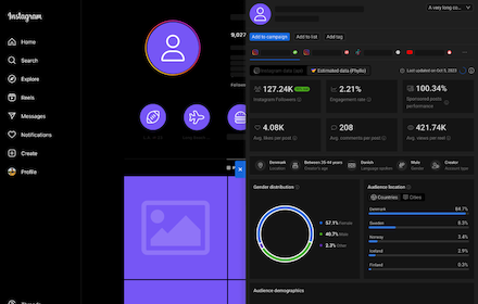 WOOMIO Influencer analytics for Instagram & TikTok small promo image