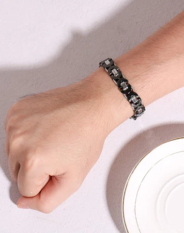 Stainless steel retro bracelet - 2