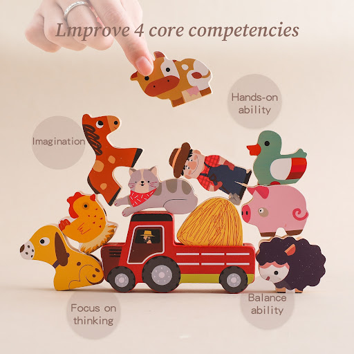 Title 9, Baby Early Childhood Educational Toys Farm Them...