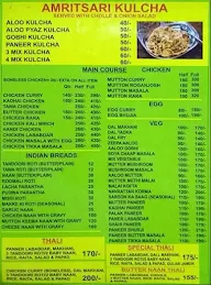 Khana Khazana menu 2