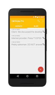  Call Notes Pro – Vignette de la capture d'écran  