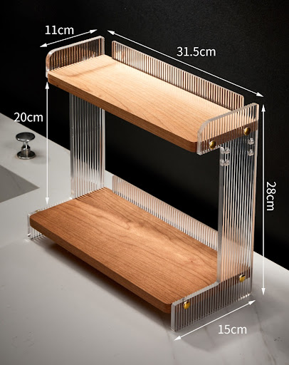 Title 2, Bathroom Countertop Commodity Shelf Acrylic Sto...